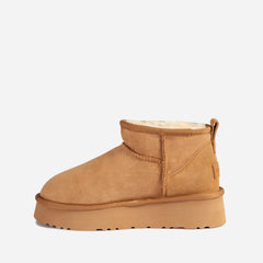 Classic Platform Ultra Mini Boots (Water Resistant)