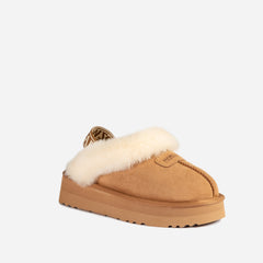 Coquette Platform Slipper (Elastic Backstrap)(Water Resistant)