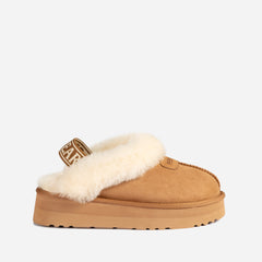 Coquette Platform Slipper (Elastic Backstrap)(Water Resistant)