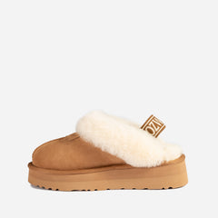 Coquette Platform Slipper (Elastic Backstrap)(Water Resistant)