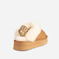 Coquette Platform Slipper (Elastic Backstrap)(Water Resistant)