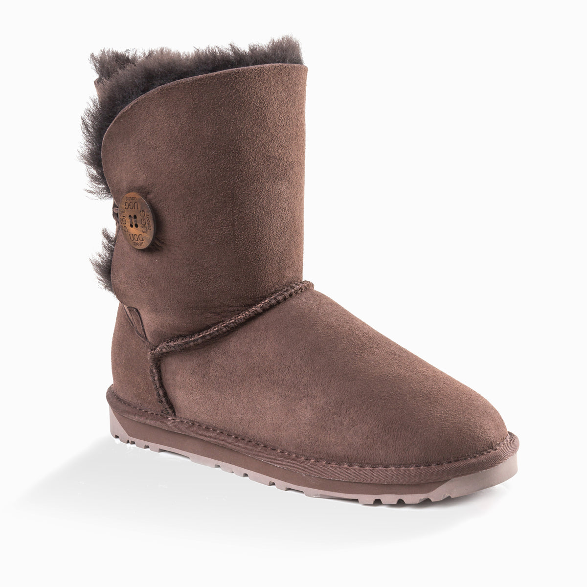 Classic Short Button Boots (Water Resistant)